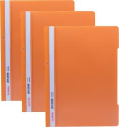Herlitz Dosar sina A4 PP, perforat portocaliu, Herlitz, 50 buc/set HZ9496020/50
