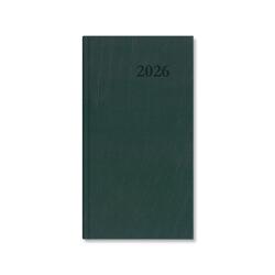 PERIOD Standard 2026 álló zöld műbőr zsebnaptár (P4114-4542) - officedepot