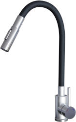 Sinks Elasta S Csaptelep, rozsdamentes acél/ fekete (SGRELSSSBL)