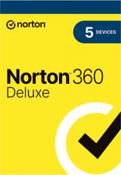 Symantec 360 Deluxe 5D, 5 Devices/1Year, Base Electronic (21423860)