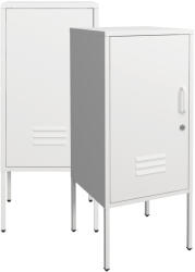 PremiumXL en. casa Éjjeliszekrény-szett Hausjärvi 2 darab acél fehér