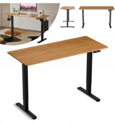 LVNSYSTEM Elektromos íróasztal állítható magasság Lite 140 cm LVNSystem tölgy arany (LV1715)