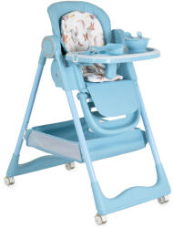 Cangaroo Moni SURPRISE multifunkciós etetőszék (ajándék szilikon tányérral, evőeszközzel, előkével) - Kék