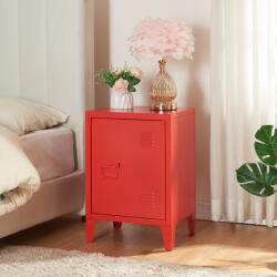 PremiumXL en. casa Éjjeli szekrény Inari bal oldali fogantyúval acél piros