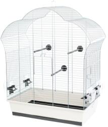 Inter-Zoo Pet Products Cușcă pentru păsări LAURA III crom 60, 5 x 34 x 71, 5 cm GRI DESCHIS