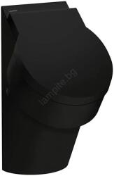 Laufen h8402810200001 - Писоар val, задно водоподаване, заден отвод, керамика/лъскаво черно (lf0194)