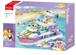 Sluban Girl' s Dream - Álomjacht építőjáték készlet