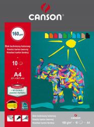 Canson Papírblokk Színes A4 10 lap 160g Canson Elefánt