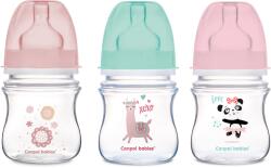 Canpol babies Canpol, Exotic, Easy Start, set de biberoane, fete, 120 ml, 3 buc