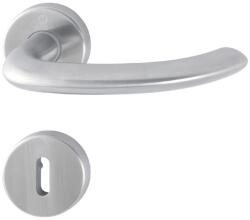 HOPPE Maner pentru usi de interior 40-45mm, Marseille E1138Z/42KV/42KVS, cu rozete si buton 58, 8mm, PZ, inox, HOPPE (3042548) - bricolaj-mag