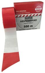 Banda restrictionare acces, 500m x 80mm, rosu /alb (4022153000115) - bricolaj-mag