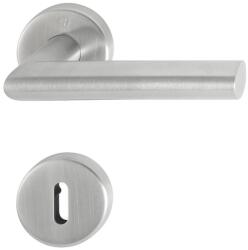 HOPPE Maner pentru usi de interior Amsterdam E1400Z/42KV/42HKVS, rozeta pentru maner si cheie, buton 58, 8mm, PZ, inox, HOPPE (3297111) - bricolaj-mag