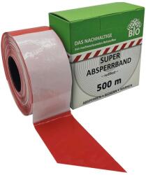  Banda de bariera, rola de 500 m, rosu/alb, blocat Produsul durabil realizat din materii prime regenerabile (4022153155013) - bricolaj-mag