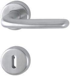 HOPPE Maner pentru usi de interior 37-42mm, Cardiff E1850Z/17KV/17KVS, cu rozete, 8mm, PZ, inox, HOPPE (3032948) - bricolaj-mag