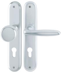 HOPPE Clanta pentru usi de coridor Verona 53/273P/1510, cu placa lunga si buton, 72/8mm, PZ, F1, 35-45mm, HOPPE (2806585) - bricolaj-mag