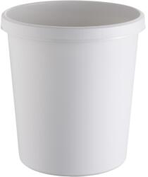 HELIT Cos de gunoi, model The german, din plastic, 30 l, inaltime 410 mm, Ø 350 mm, gri deschis (H61061.82) - bricolaj-mag Cos de gunoi