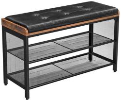 Euziel DAVOR cipőtároló barna/fekete LBS75X (EZ0303)