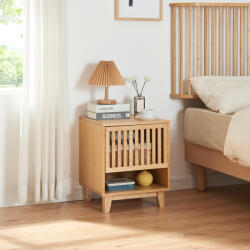 PremiumXL en. casa Éjjeliszekrény Ypäjä 50x42x39cm bambusz