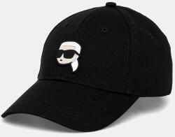 Karl Lagerfeld șapcă de baseball din bumbac IKON 99KK-CAU2E5_99X (A1W33037)