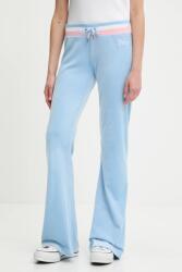 Juicy Couture pantaloni de trening din velur CHRISTINE STRIPE LOW RISE 9BYA-SPD027_50X (JCWBJ225352)