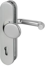 edi Set maner interschimbabil Logo 8753/0272 pentru usi de camera 35-45mm, inox, buton pe o parte, 60/8 mm, EDI (8753027200)