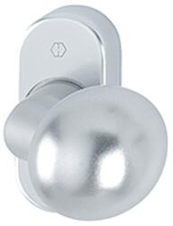 HOPPE Buton pe rozeta FS-E50G/55, pentru usi profilate, ignifug, fix, F69 mat, HOPPE (3165409)