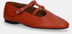 Tommy Hilfiger balerini de piele SMOOTH LEATHER T-BAR BALLERINA 9BYA-OBD0G7_22X (FW0FW09153)