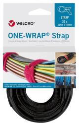 VELCRO Legatura pentru cabluri cu Velcro ONE-WRAP Strap, 20 x 200 mm, negru, 25 buc, VELCRO (VEL-OW64501) - bricolaj-mag