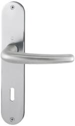 HOPPE Maner pentru usi de interior 35-45mm, Denver E1310Z/302, cu placa lunga, 8/72mm, PZ, inox, HOPPE (2820926) - bricolaj-mag