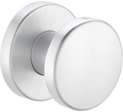 edi Buton plat pe rozeta 1052/7020, inox, pentru usi cu grosime 35-58mm, K7, diametru 50mm, patrat 8mm, EDI (1052702000)