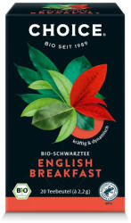 Choice BIO CHOICE® Angol Reggeli Fekete Tea - 44 g, English Breakfast 20 Filter