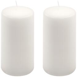 Nexos Oszlopgyerta készlet 2 db magasság 15 cm Ø 7, 5 cm fehér (DK47120_SL02)