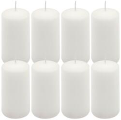 Nexos Gyertyakészlet 8 db magasság 10 cm fehér (DK47100_SL08)