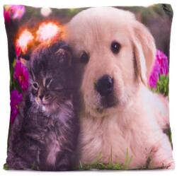 divero Dekoratív párna LED világítással kutya 38 x 38 cm (DW75000)