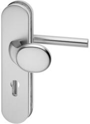 edi Set maner interschimbabil Logo 8743/0292 pentru usi de intrare 65-75mm, aluminiu, buton pe o parte, 61/10 mm, EDI (8743029201)