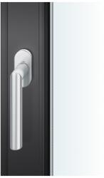 FSB Maner fereastra 34 1076, 7 x 24-38 mm, inox F69 mat, pe rozeta ovala 70 x 32.5mm, FSB (0341076090396204)