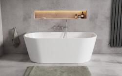 Besco Vica New térben álló kád 150x80 cm ovális fehér #WAS-150VNBO (#WAS150VNBO)