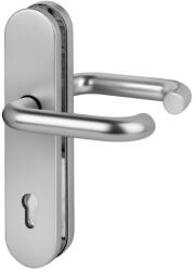 edi Set maner Logo 8753/9203 pentru usi de intrare 65-75mm, inox, forma U, 60/10 mm, EDI (8753920300)