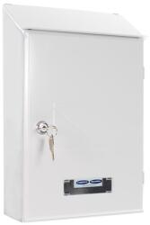 Rottner Cutie postala Pisa, alba, 360 x 230 x 90 mm, suport pentru placuta cu numele, incuietoare cu cheie, ROTTNER SECURITY (T02936)