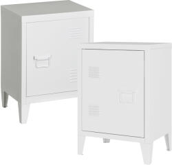 PremiumXL en. casa Éjjeli szekrény-szett Inari 2 darab jobb és bal oldali fogantyúval fehér