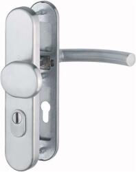 HOPPE Set maner de siguranta seria Trondheim E86G/3332ZA/3310/1430Z, pentru usi 67-77mm, 92/10mm, inox, HOPPE (3665112) - bricolaj-mag