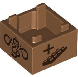 LEGO® Container / cutie 2 x 2 x 1 decorată (6296268)