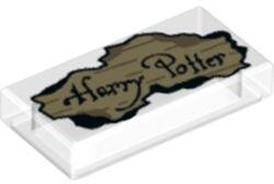 LEGO® Placă netedă 1 X 2 decorată Harry Potter (6296584)