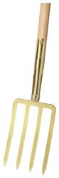 Idealspaten Furca cu maner auriu si 4 dinti de baioneta (67000001) Furca