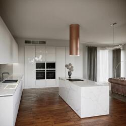 Ciarko Design Tubus W Rose Gold sziget páraelszívó (OPCDW3801RS)