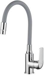 Laveo ELZA zuhanyfejes csap 2funkciós rugalmas csővel, szürke / króm K (OPBKE_962D)