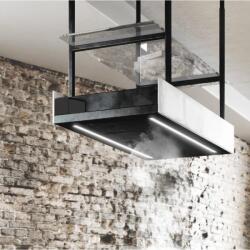 Ciarko Design MINIMAL 1 90 cm fekete sziget páraelszívó (panellal) (OPCDW901C_P)