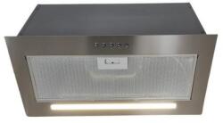 Operis PLUTO PLUS inox beépíthető páraelszívó, 3 fokozatú nyomógomb, 255-630 m3/h, 53-70 dB, 40 cm-es LED csík, 150 mm csatlakozócsonk, Energiaosztály (OP214020)