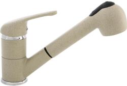 Laveo DAGA Kihúzható zuhanyváltós csaptelep, bézs (OPBLG_469D)