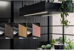 Ciarko Design MINIMAL 1 90 cm fekete sziget páraelszívó (oldalsó panel nélkül) (OPCDW901C)